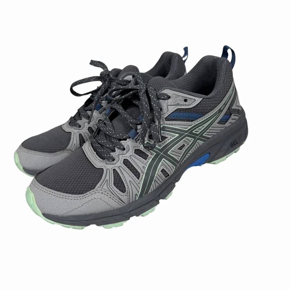 Asics Gel-Venture 7 Running Shoes Womens Size 6.5 Sneakers Training Gray